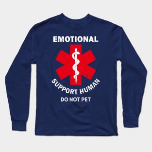 Emotional Support Human Long Sleeve T-Shirt